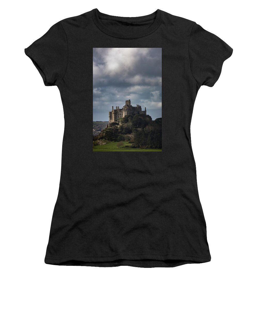 St Michael's Mount Women's T-Shirt featuring the photograph St Michael's Mount - Cornwall #7 by Joana Kruse