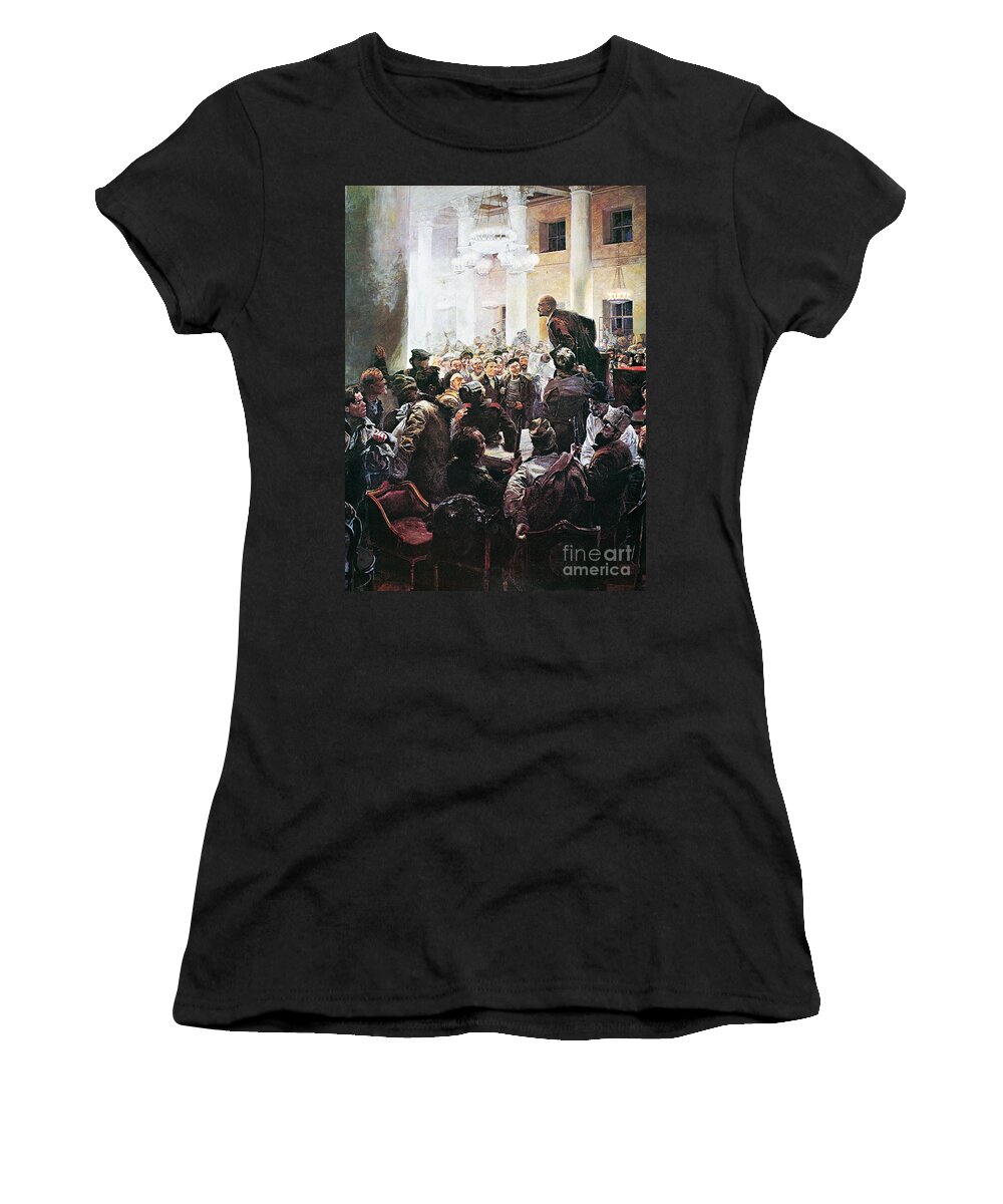 1917 Women's T-Shirt featuring the photograph Russian Revolution, 1917 #8 by Granger