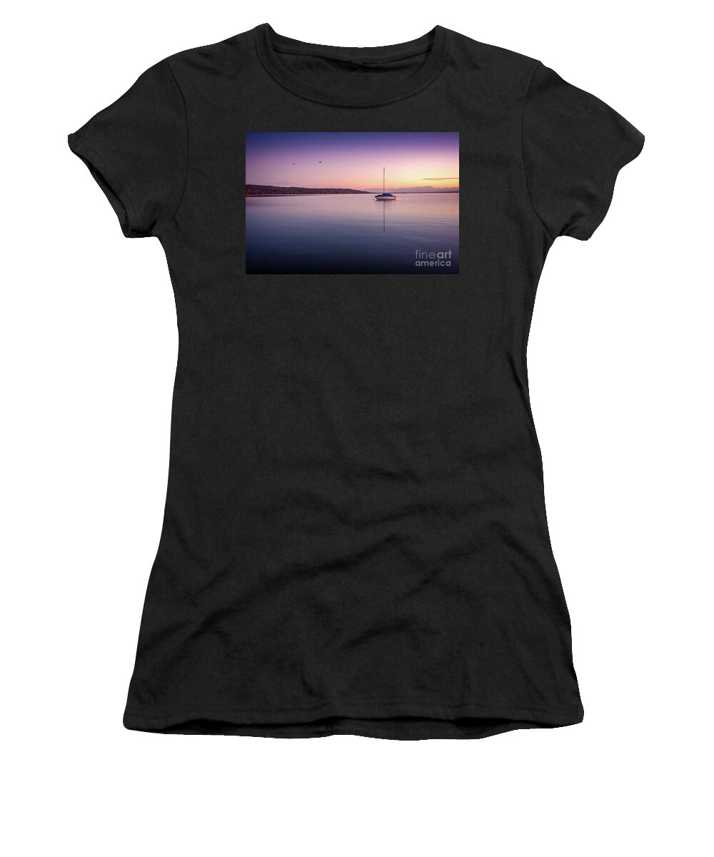 Ammersee Women's T-Shirt featuring the photograph A Fragile Moment by Hannes Cmarits
