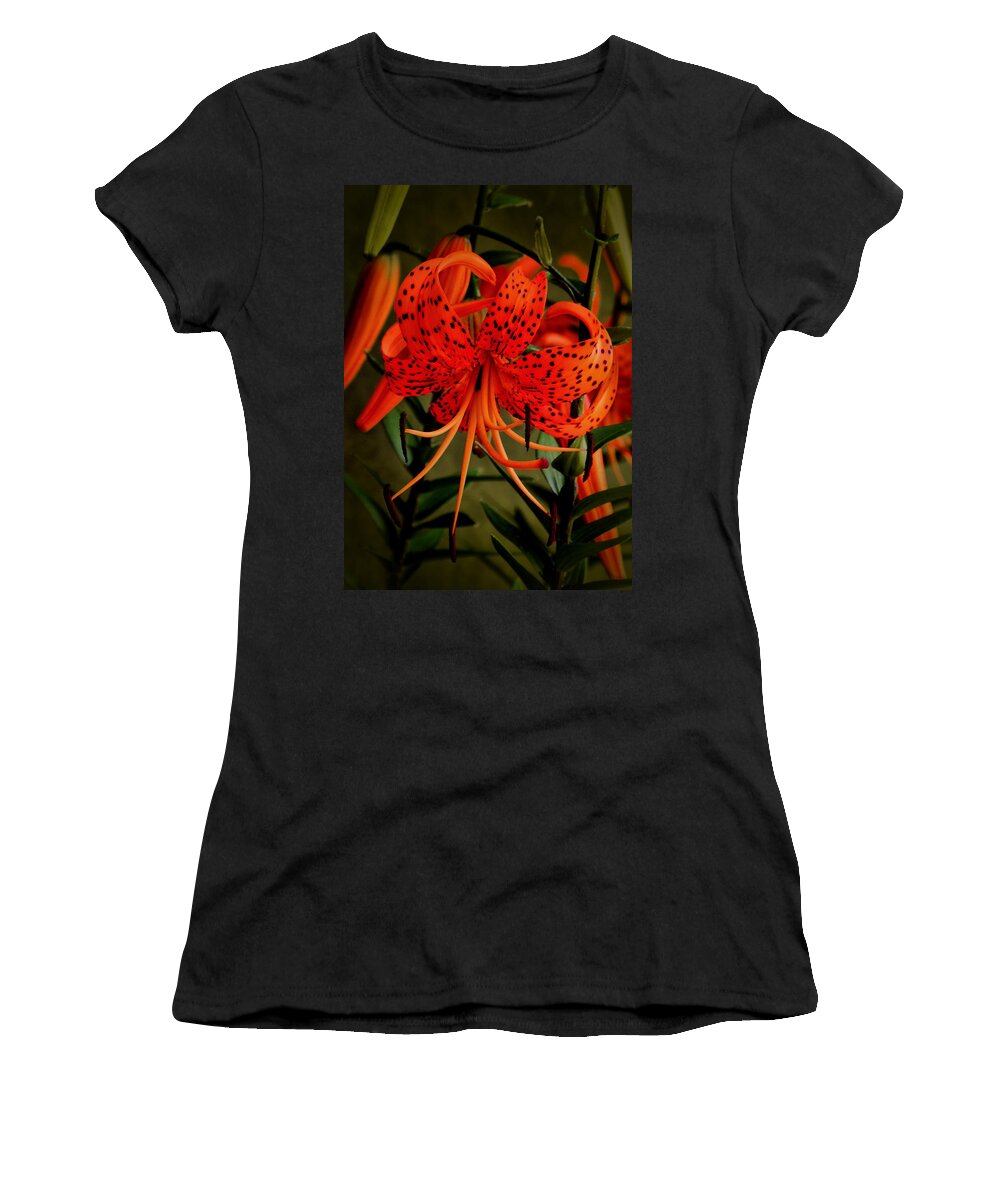 Art Prints Women's T-Shirt featuring the photograph A Tiger by Dave Bosse