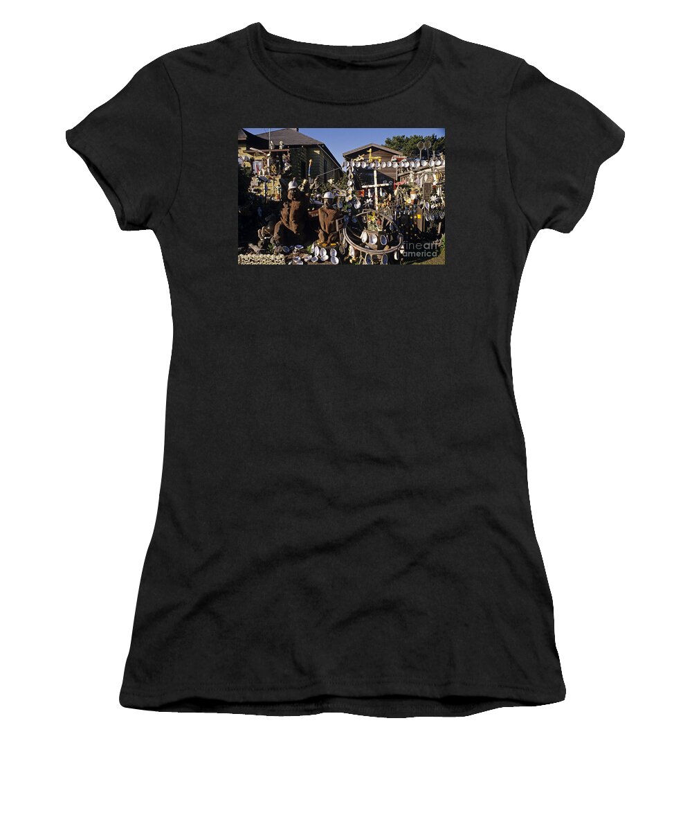 Abalone Shell House Women's T-Shirt featuring the photograph Abalone Shell House by Jim Corwin
