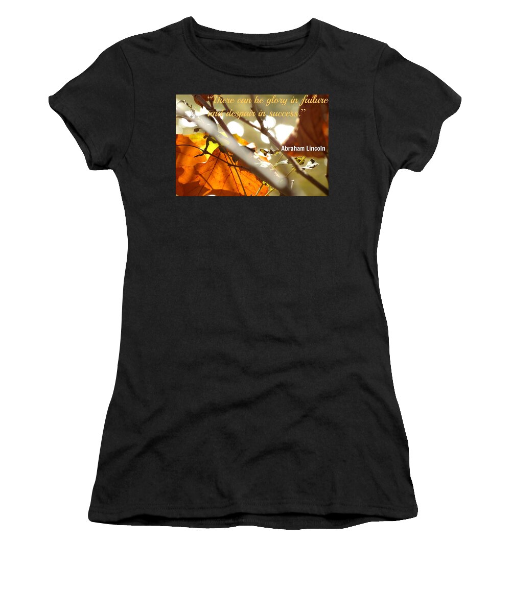  Women's T-Shirt featuring the photograph Abraham Lincoln501 by David Norman