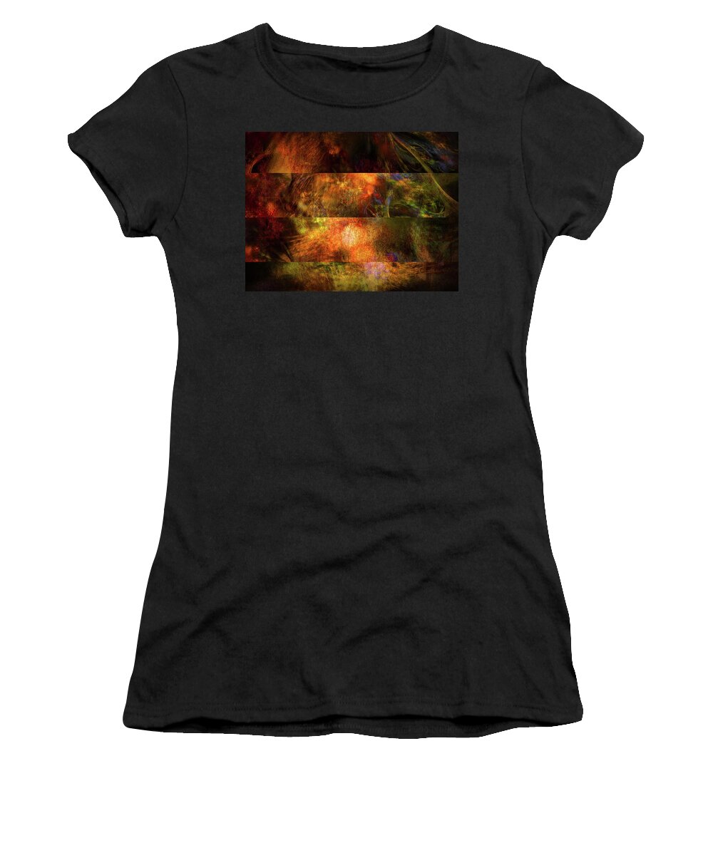 Abstract Art Women's T-Shirt featuring the digital art Abstract art 686 by Lilia S