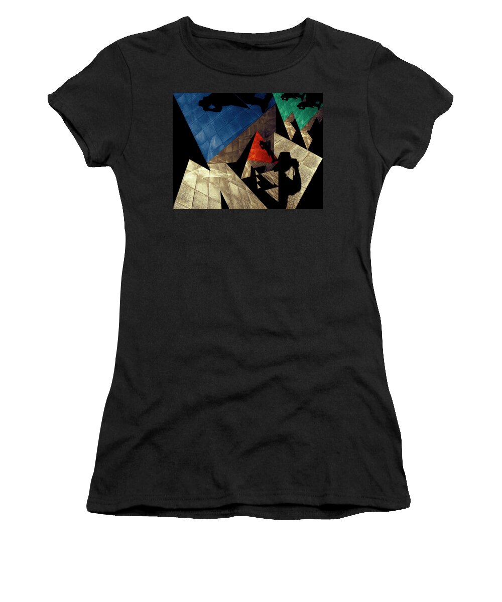 Abstract Iterations Women's T-Shirt featuring the photograph Abstract Iterations by Wayne Sherriff