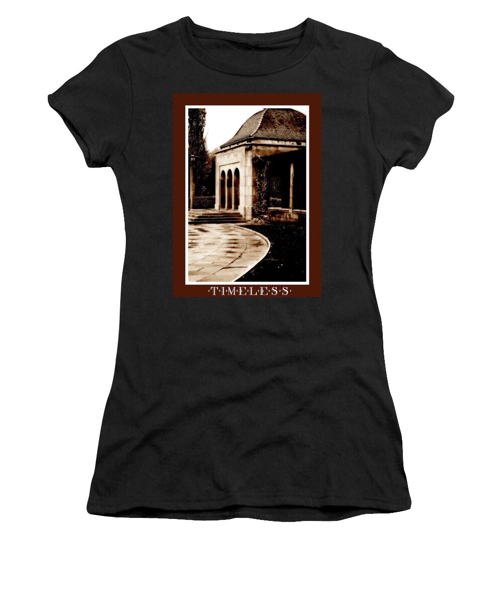 Gazebo Women's T-Shirt featuring the digital art Aged By Time by JGracey Stinson