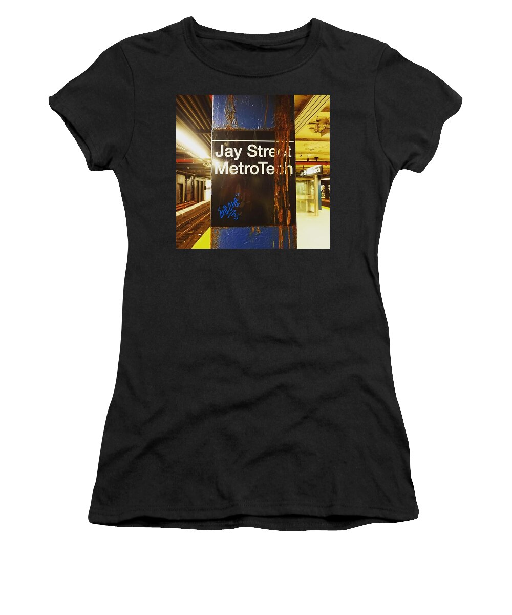  Women's T-Shirt featuring the photograph Ah, My Beautiful City by Allan Piper