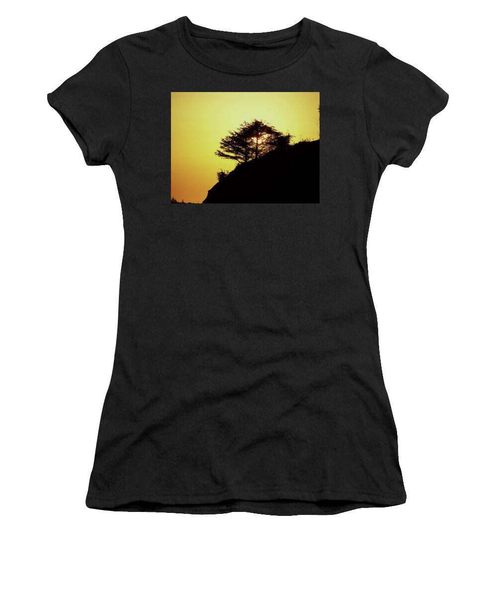 Orange Sunset Women's T-Shirt featuring the photograph Alight by Julie Rauscher