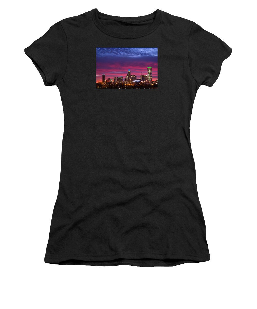 Sky Women's T-Shirt featuring the photograph Amazing colors of Charlotte by Serge Skiba