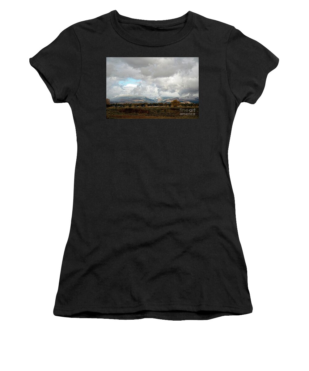 Anaconda Women's T-Shirt featuring the photograph Anaconda Range by Cindy Murphy - NightVisions