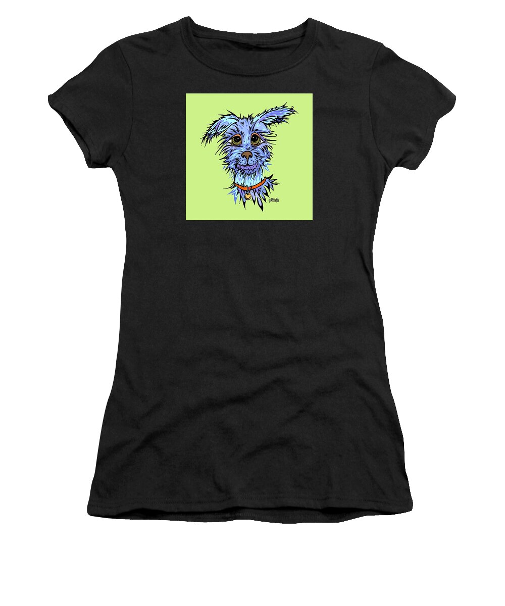 Dog Women's T-Shirt featuring the digital art Andre by Tanielle Childers