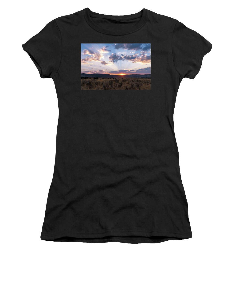 Clouds Women's T-Shirt featuring the photograph Another Day by Steven Clark