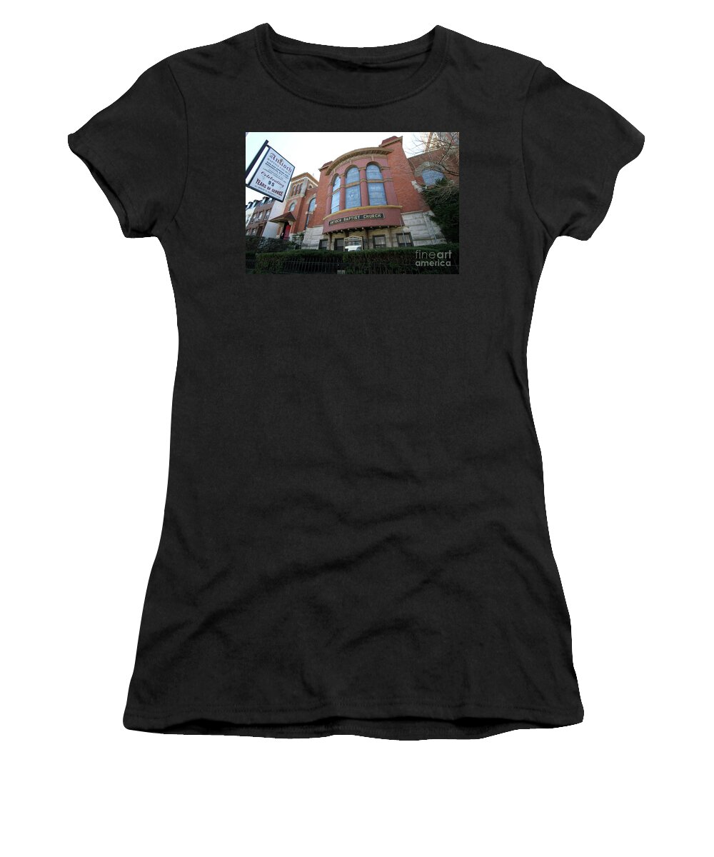 Church Women's T-Shirt featuring the photograph Antioch Baptist Church by Steven Spak