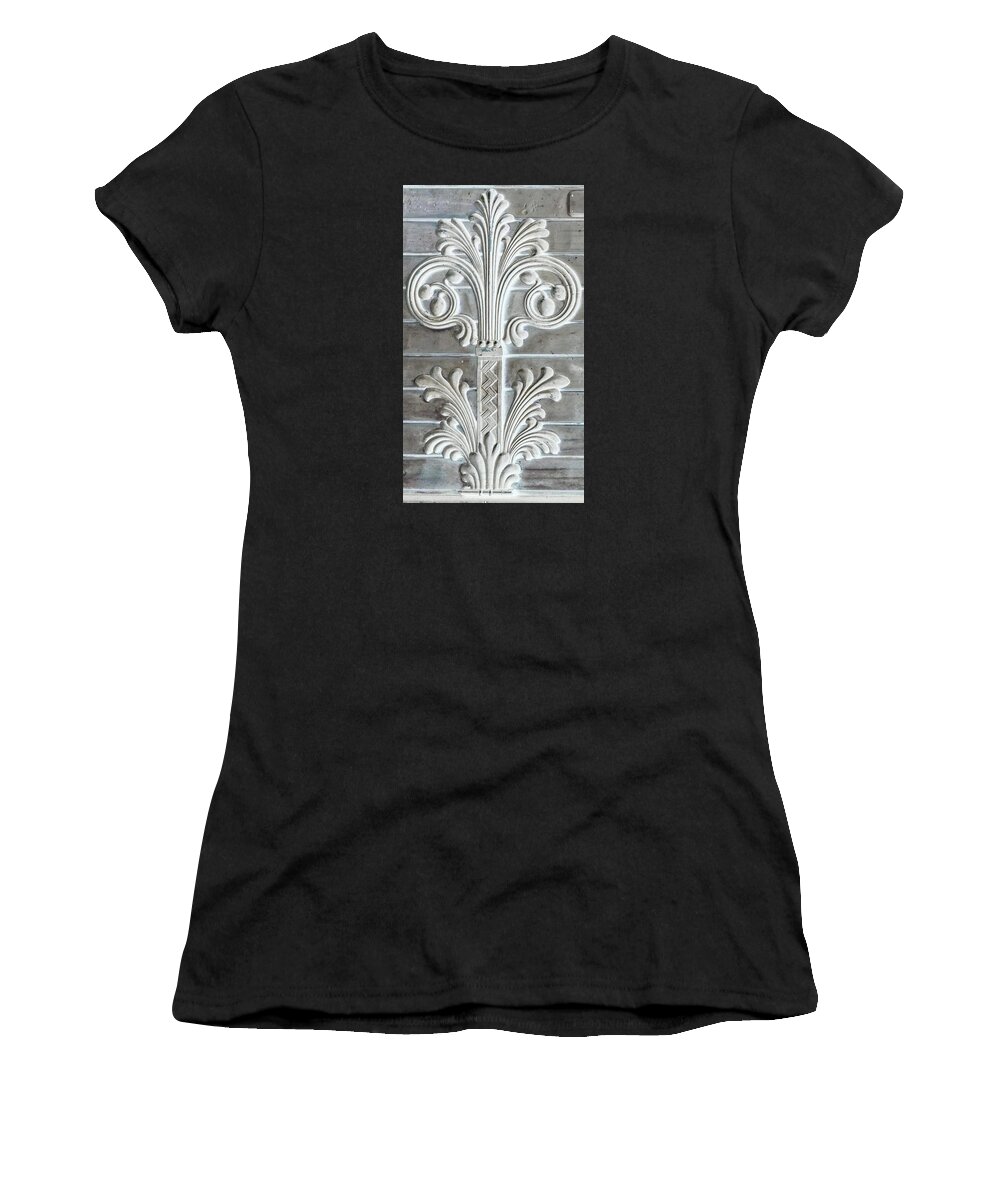 Applique Women's T-Shirt featuring the photograph Applique No. 1 by Sandy Taylor