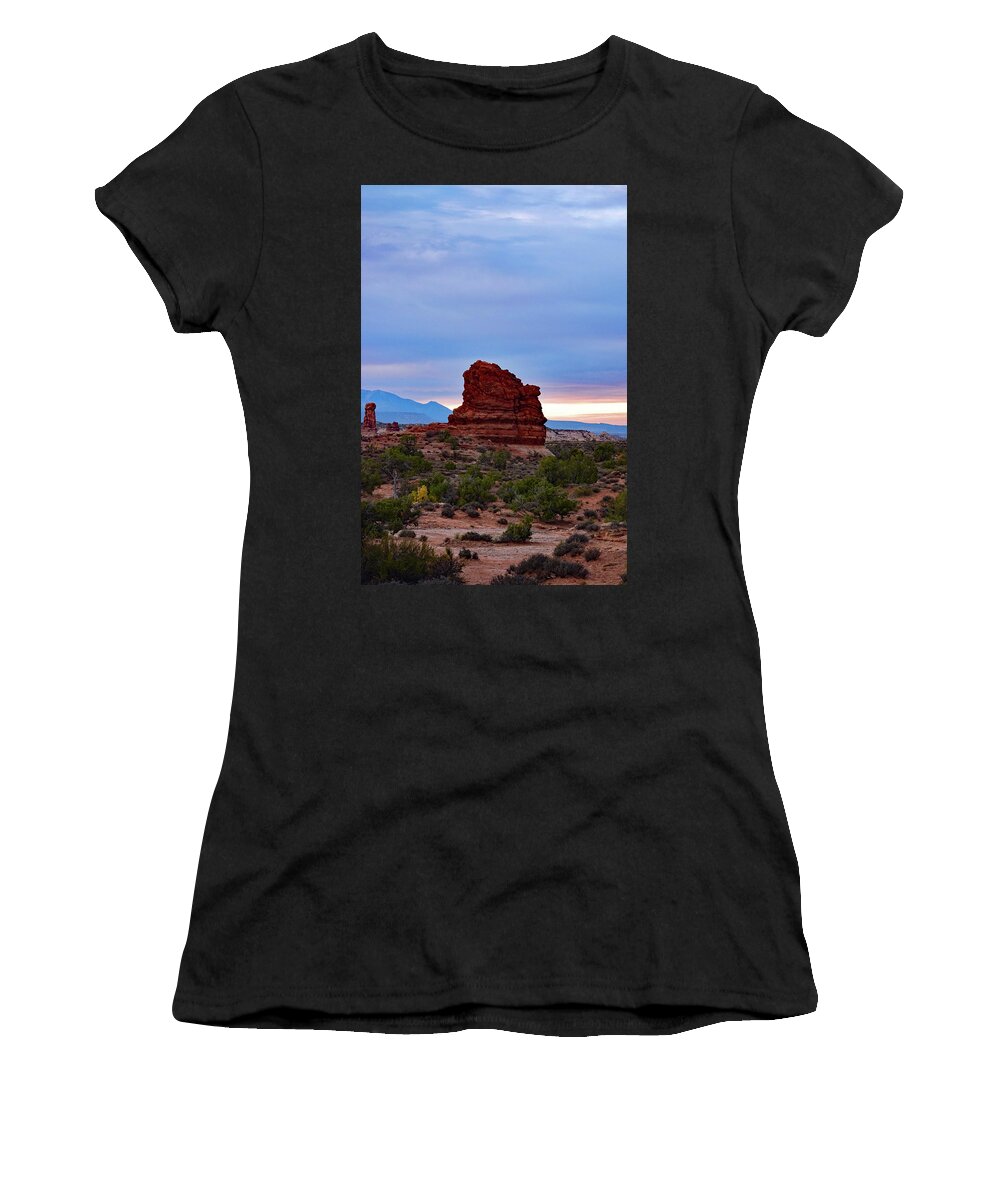 Arches Women's T-Shirt featuring the photograph Arches No. 4-1 by Sandy Taylor