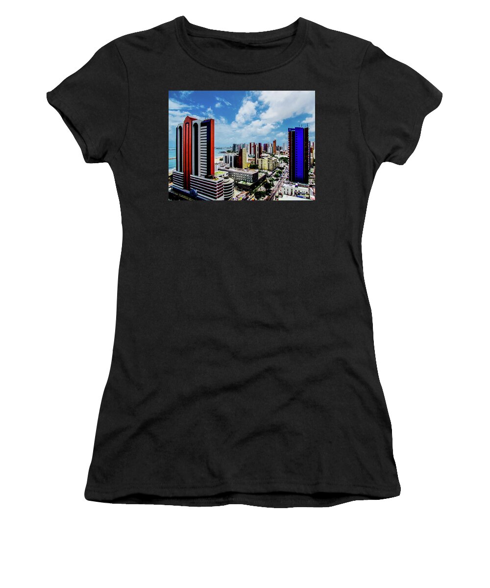 Architecture And Building Women's T-Shirt featuring the photograph Architecture and Building by Cesar Vieira
