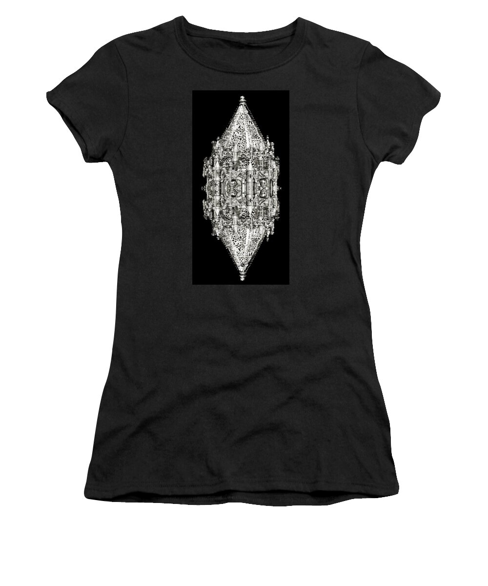 Armor Women's T-Shirt featuring the mixed media Armor Study 2 by Tony Rubino