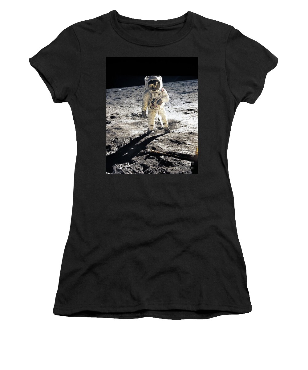 Apollo Women's T-Shirt featuring the photograph Astronaut by Photo Researchers