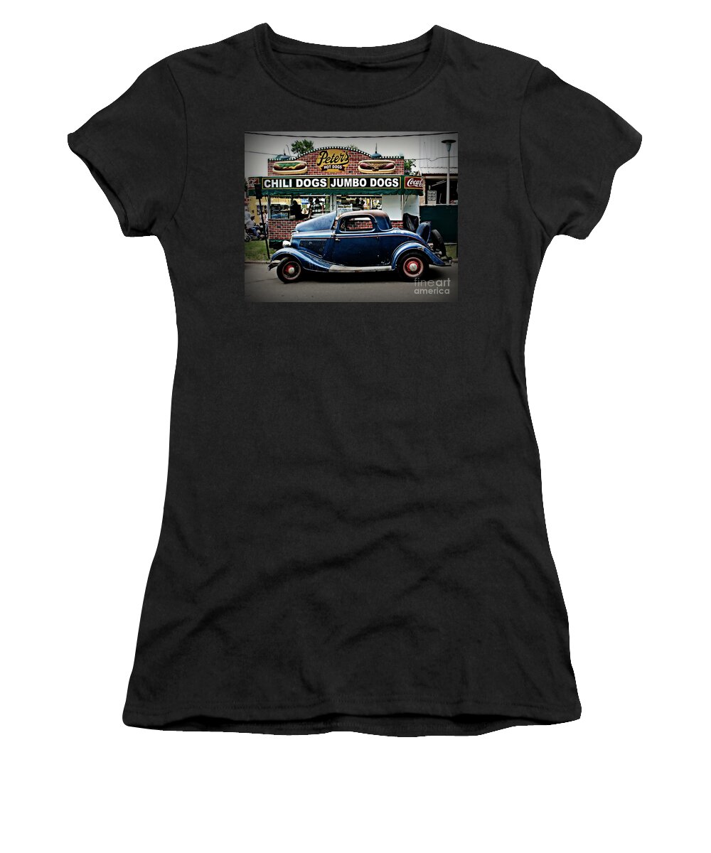 Car Women's T-Shirt featuring the photograph At Peter's by Perry Webster