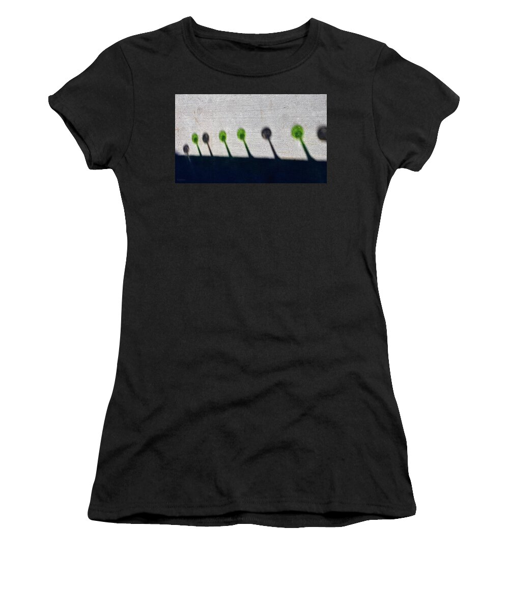 Shadows Women's T-Shirt featuring the photograph Attention Cups 2 by Rob Hans