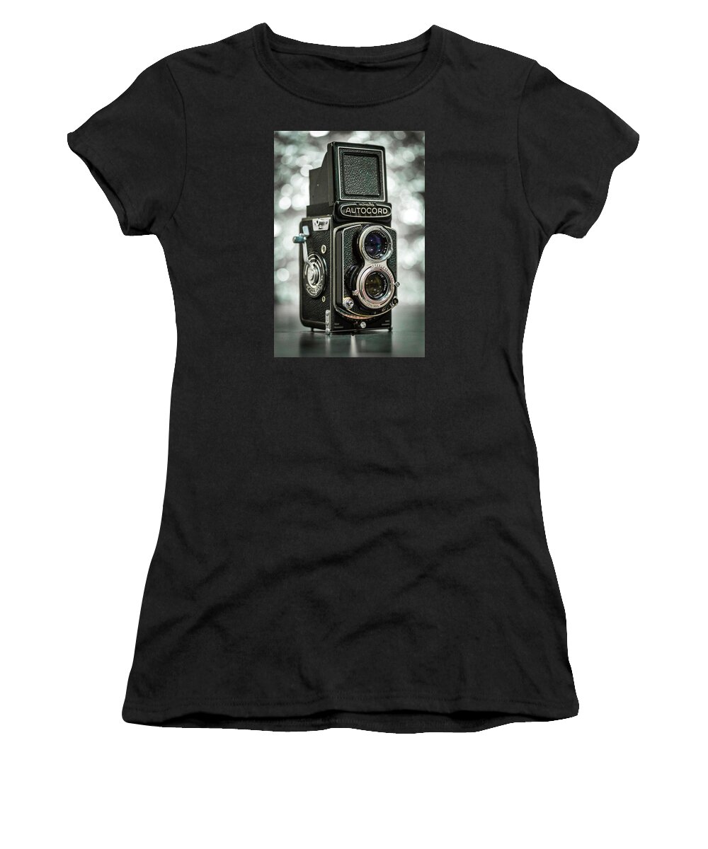 Minolta Women's T-Shirt featuring the photograph Autocord by Keith Hawley