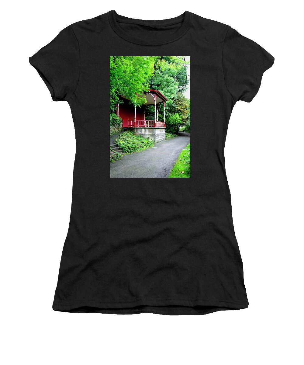 Europe Women's T-Shirt featuring the photograph Bandstand on Lover's Walk, Matlock Bath by Rod Johnson
