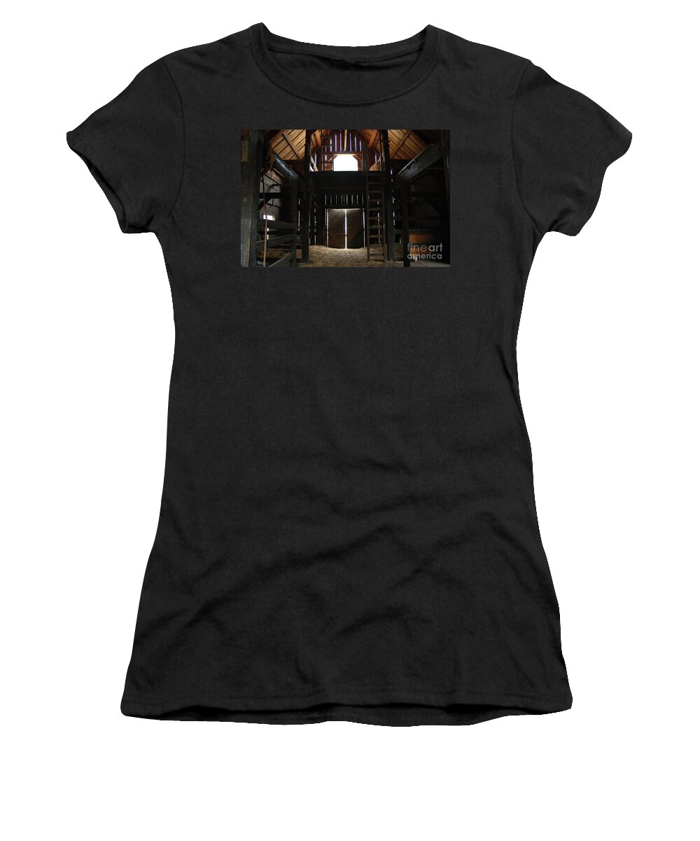 Barn Women's T-Shirt featuring the photograph Old Barn by Micah May