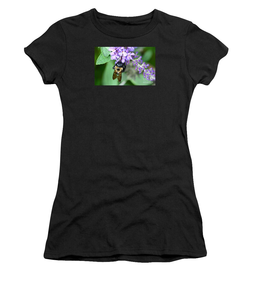 Bee Women's T-Shirt featuring the photograph Bee-Lieve by Cindy Manero
