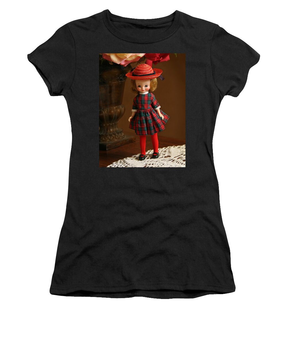 Betsy Women's T-Shirt featuring the photograph Betsy Doll by Marna Edwards Flavell