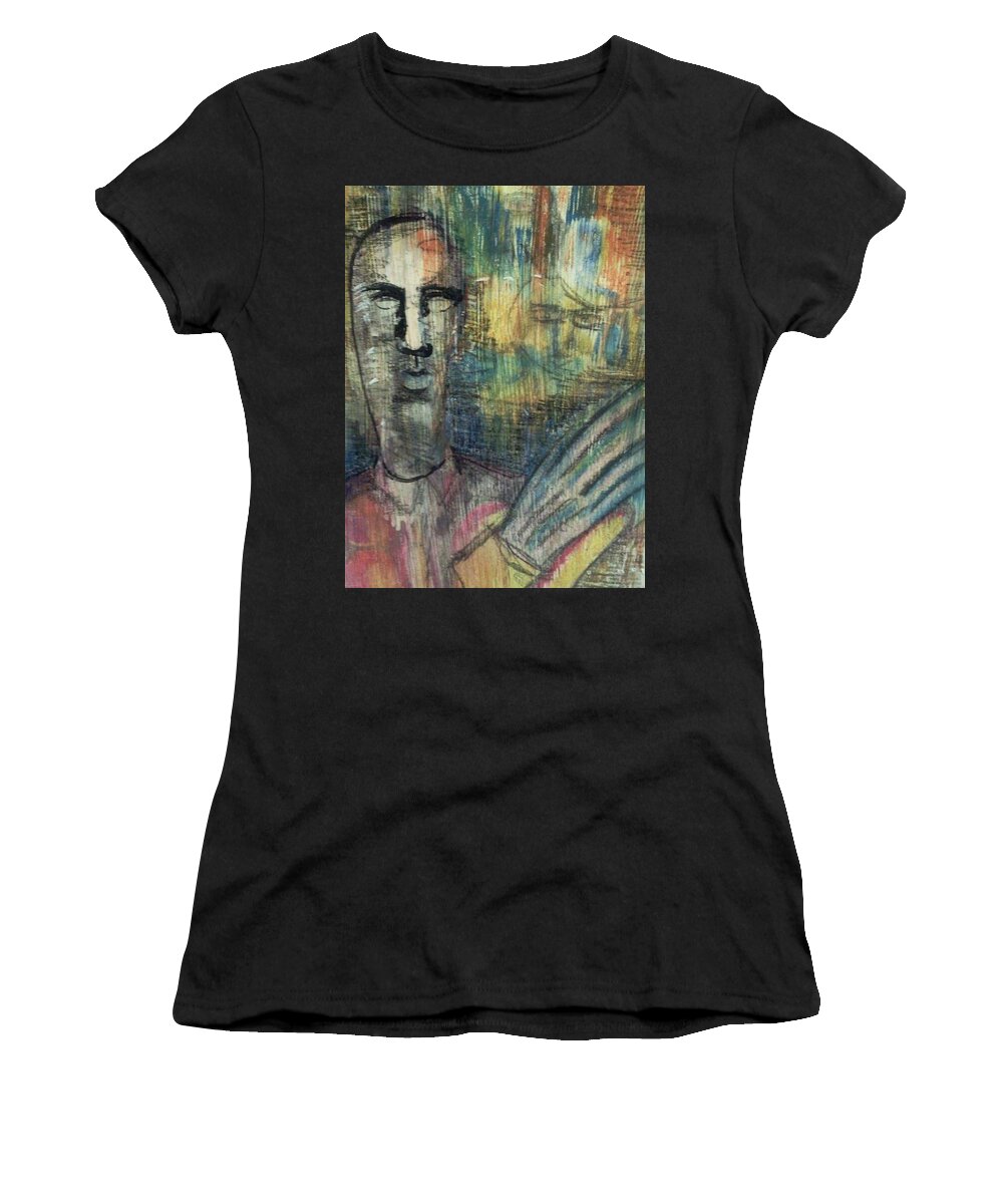  Oil Women's T-Shirt featuring the painting Bitchslap by Ryan Almighty