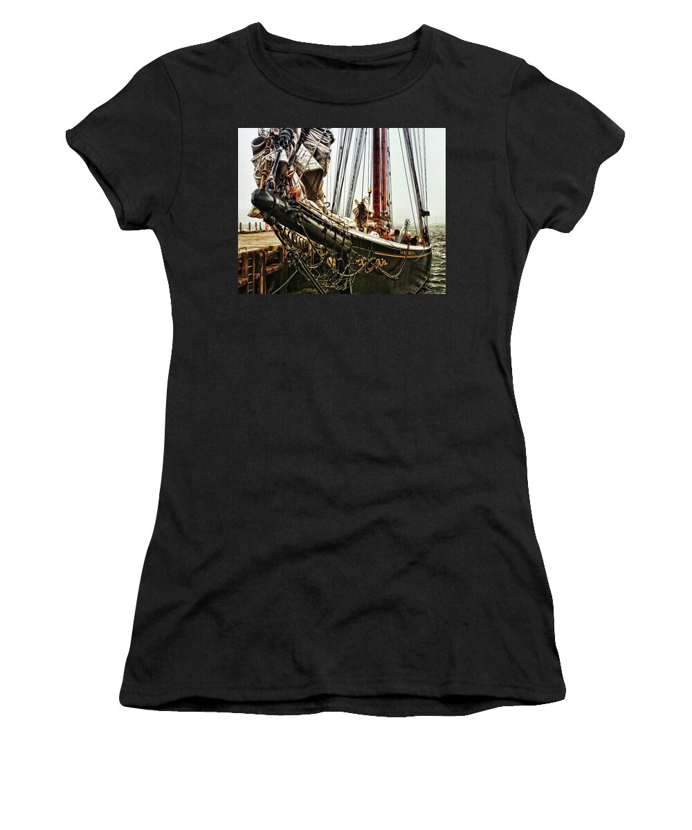 Bluenose Women's T-Shirt featuring the photograph Bluenose by Tatiana Travelways