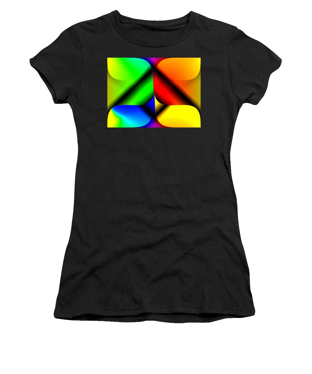 #abstracts #acrylic #artgallery # #artist #artnews # #artwork # #callforart #callforentries #colour #creative # #paint #painting #paintings #photograph #photography #photoshoot #photoshop #photoshopped Women's T-Shirt featuring the digital art Breaking Boundaries Part 140 by The Lovelock experience