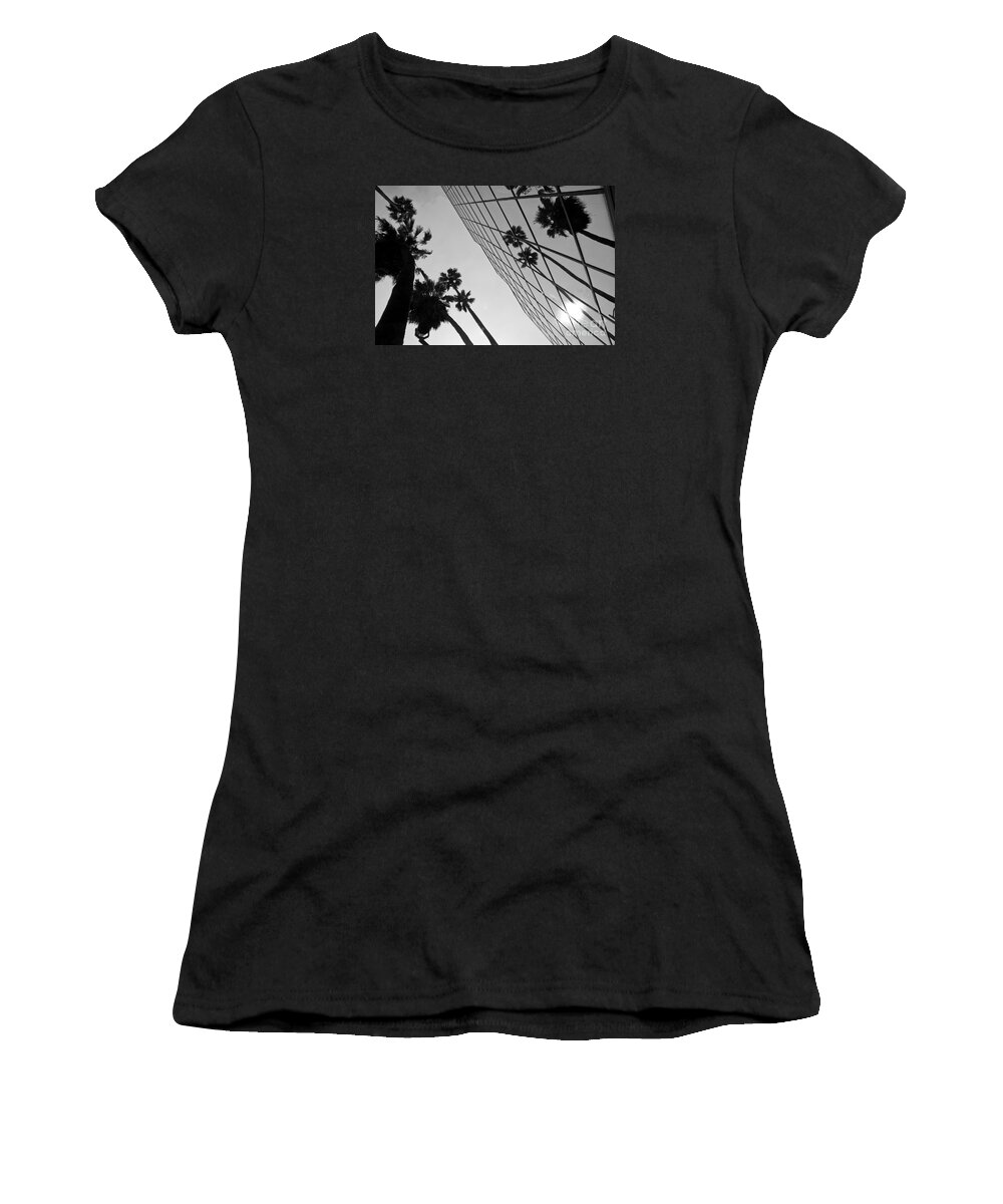 Hollywood Women's T-Shirt featuring the photograph Building on Hollywood 3 by Micah May