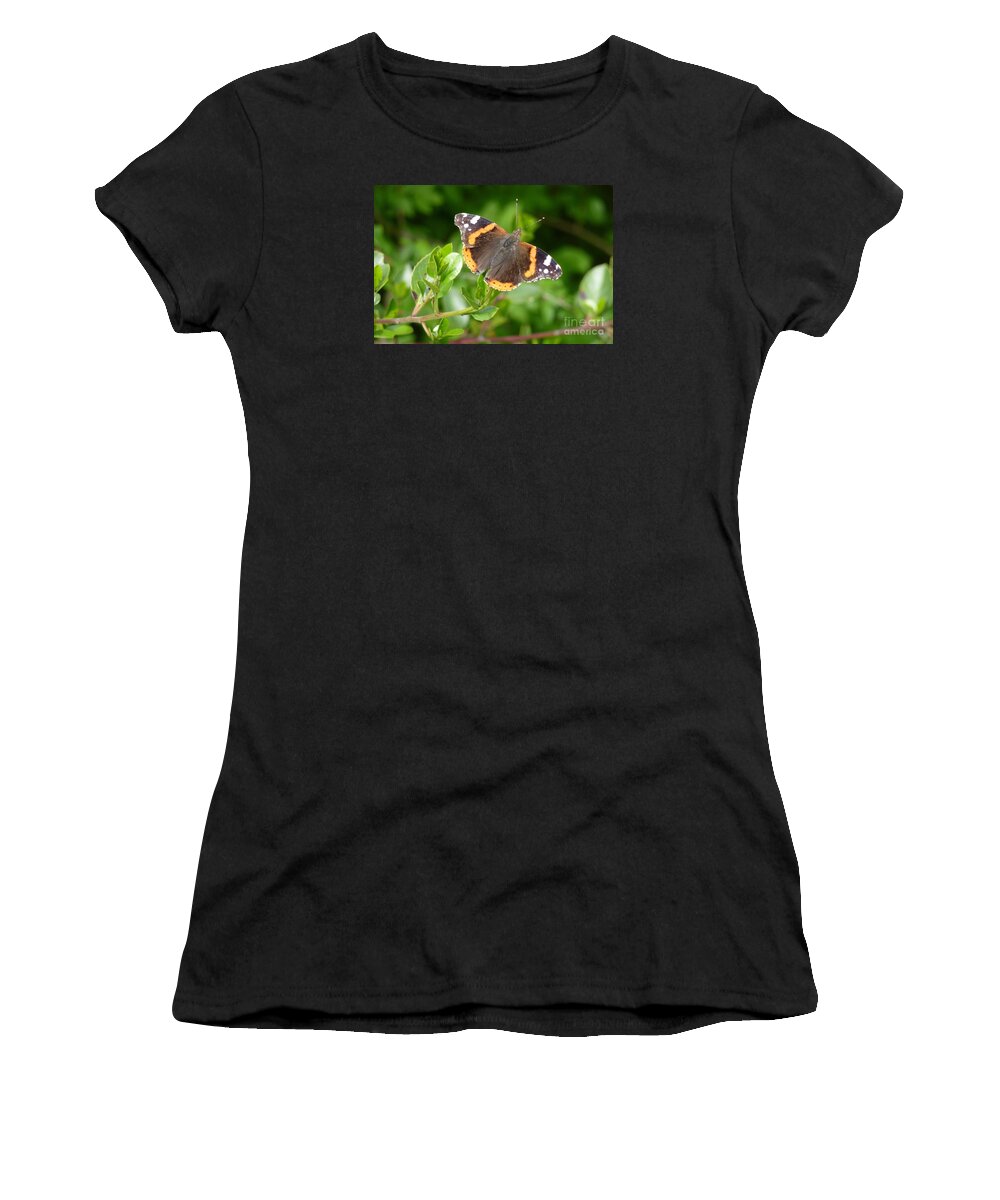 Beautiful Women's T-Shirt featuring the photograph Butterfly 10 by Jean Bernard Roussilhe