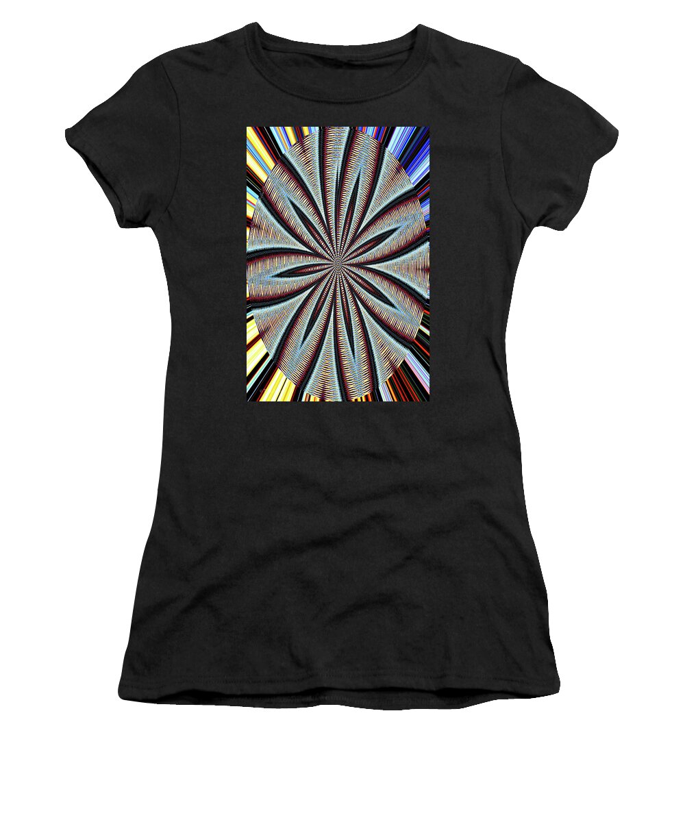 Butternut Squash Abstract *8722wpc Women's T-Shirt featuring the digital art Butternut Squash Abstract 8722wpc by Tom Janca