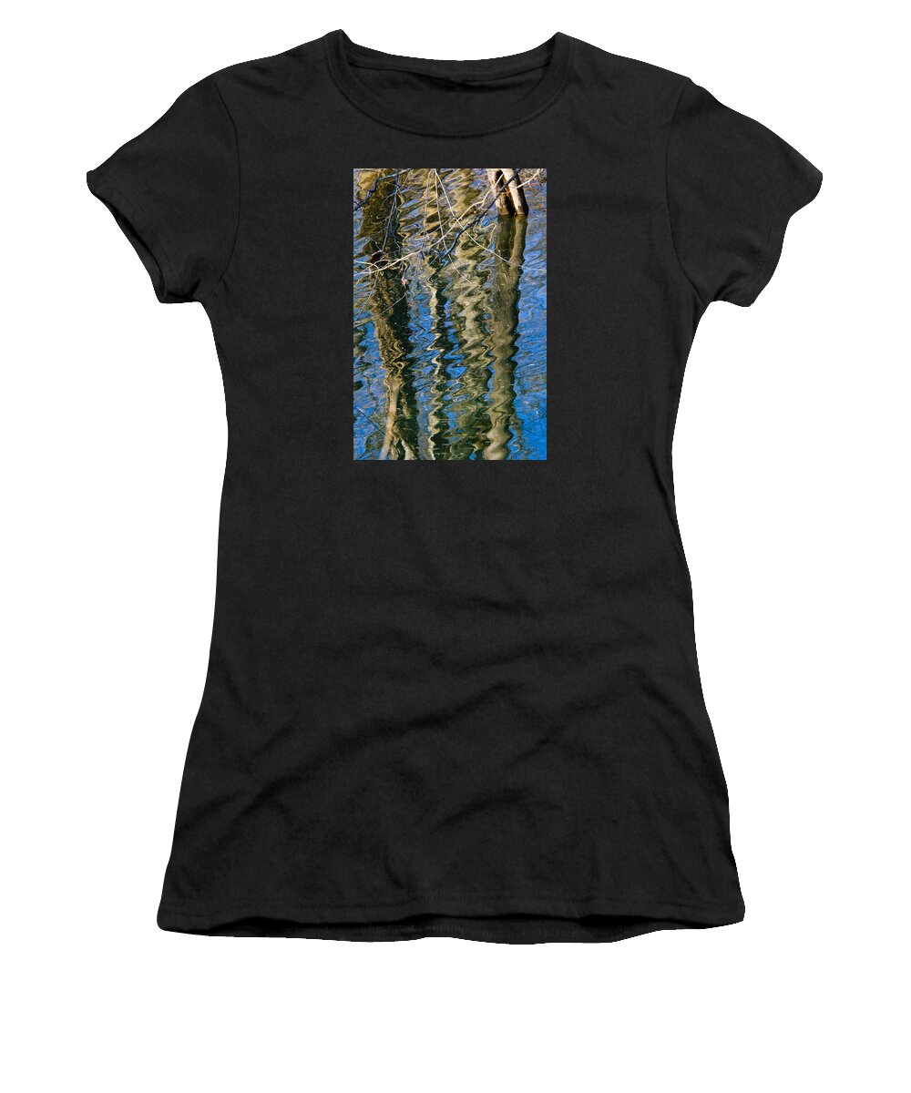 American Women's T-Shirt featuring the photograph C and O Abstract by Brian Green