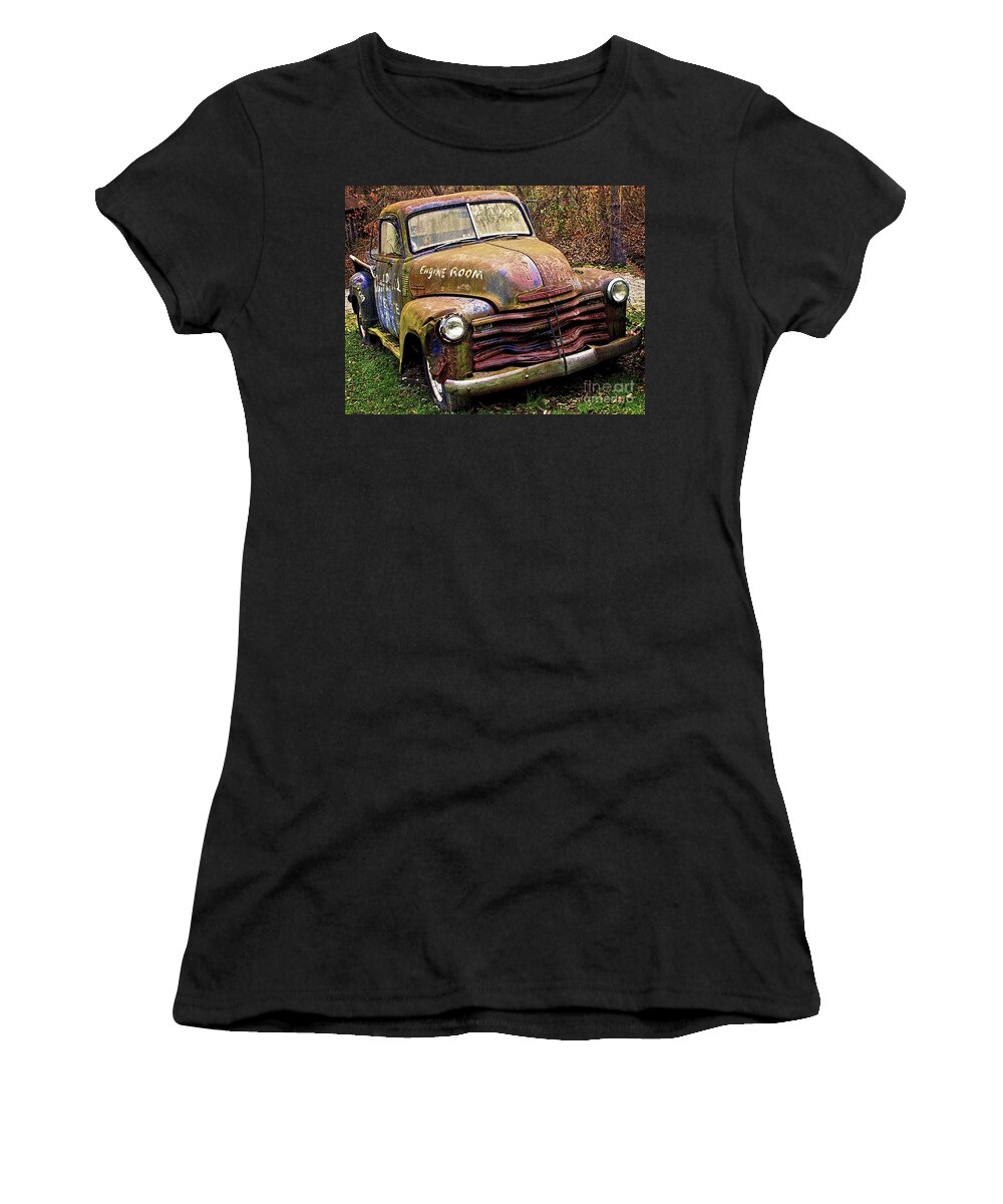 Trucks Women's T-Shirt featuring the photograph C210 by Tom Griffithe