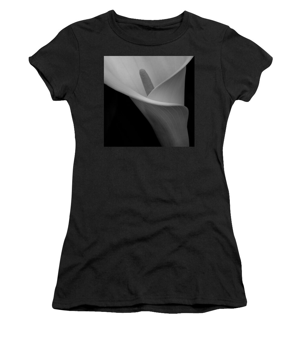 California Women's T-Shirt featuring the photograph Calla Blossom Tight Crop by Alexander Fedin