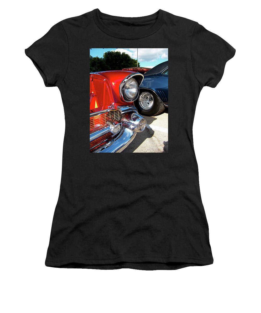 Color Photography Women's T-Shirt featuring the photograph Candy Apple 57 by Sue Stefanowicz