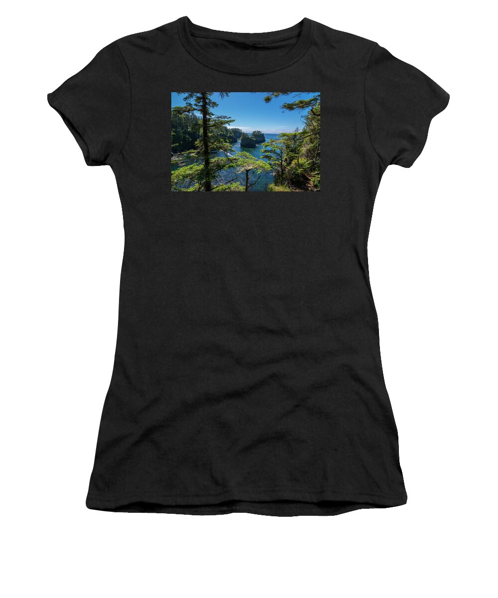 Wavy Women's T-Shirt featuring the photograph Cape Flattery 2 by Pelo Blanco Photo