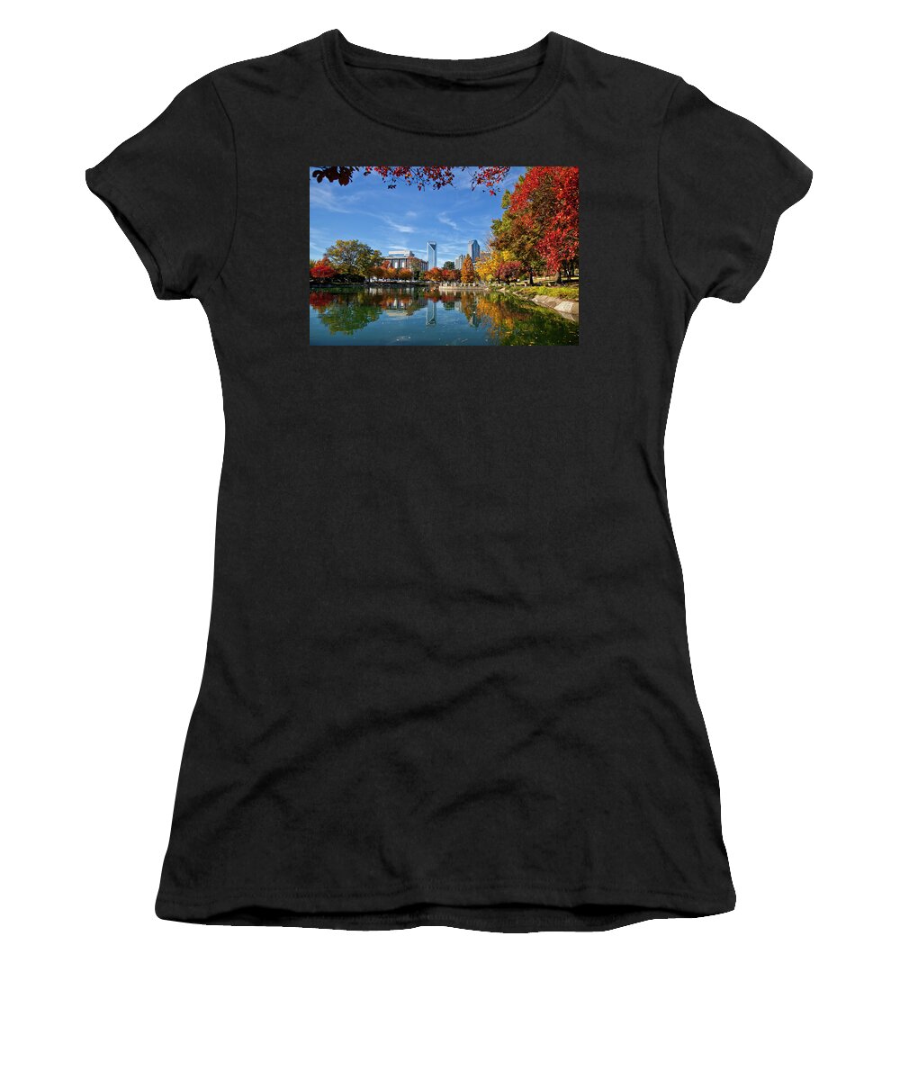 Charlotte Women's T-Shirt featuring the photograph Charlotte's Marshall Park by Jill Lang