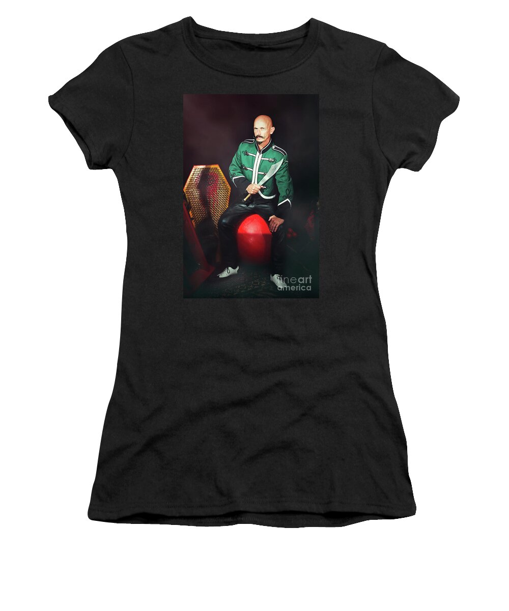 Performers Women's T-Shirt featuring the photograph Circus Artiste by Amanda Elwell
