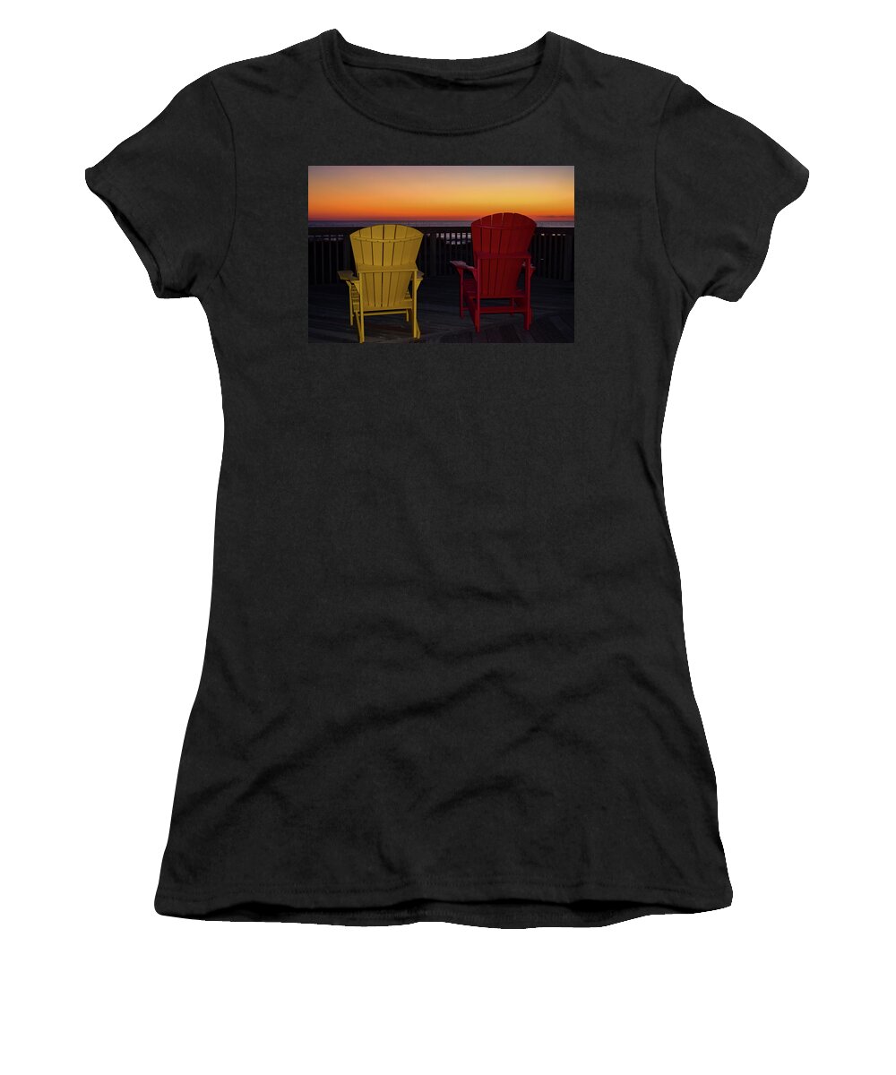 Coastal Life Women's T-Shirt featuring the photograph Coastal Mornings by Nicole Lloyd