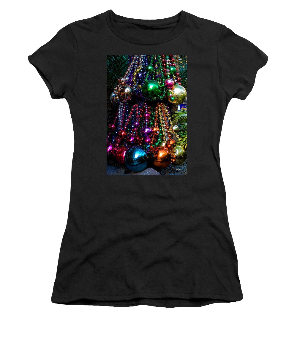 Necklace Women's T-Shirt featuring the photograph Colorful Baubles by Christopher Holmes