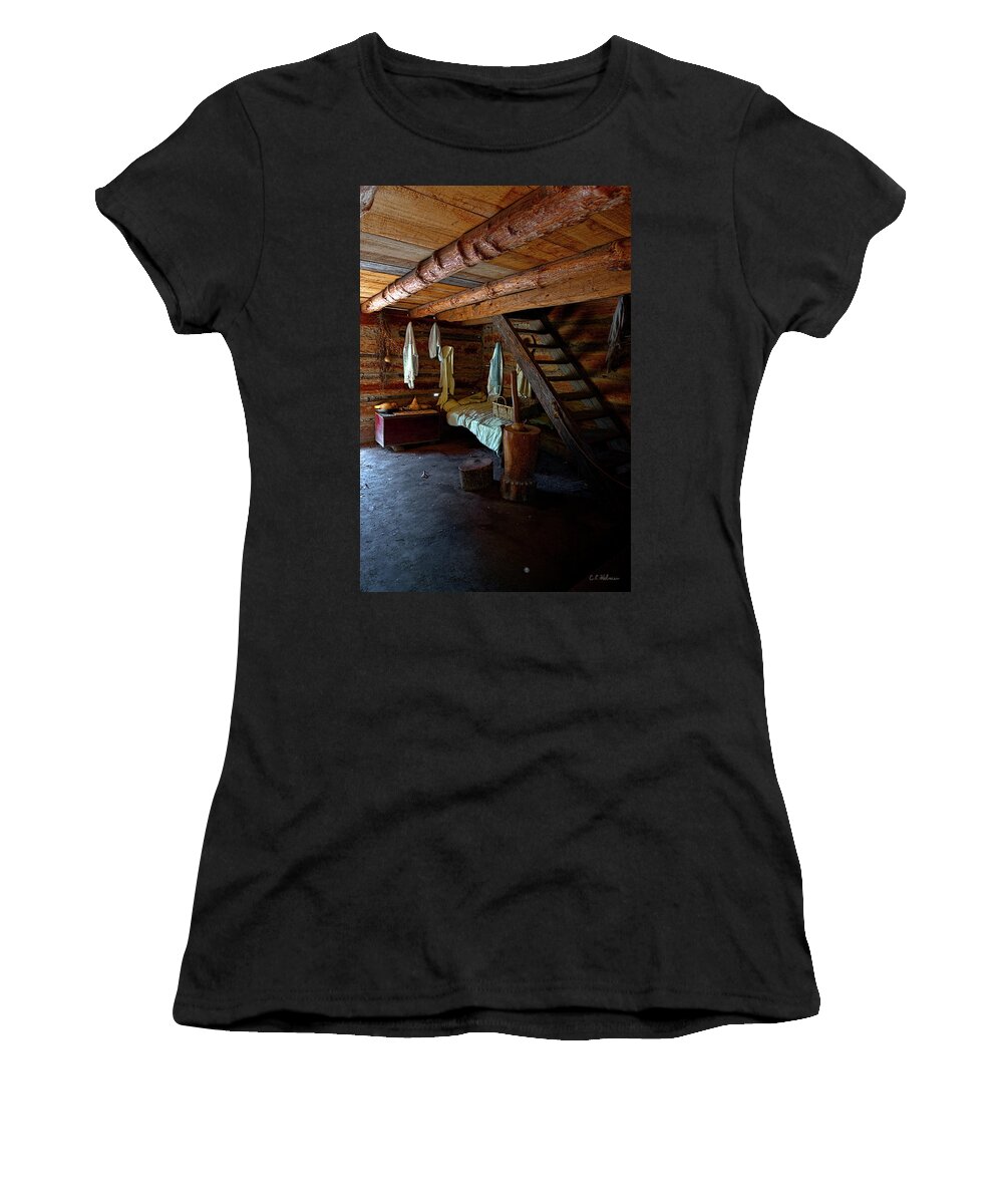 Barn Women's T-Shirt featuring the photograph Comfy Corner by Christopher Holmes