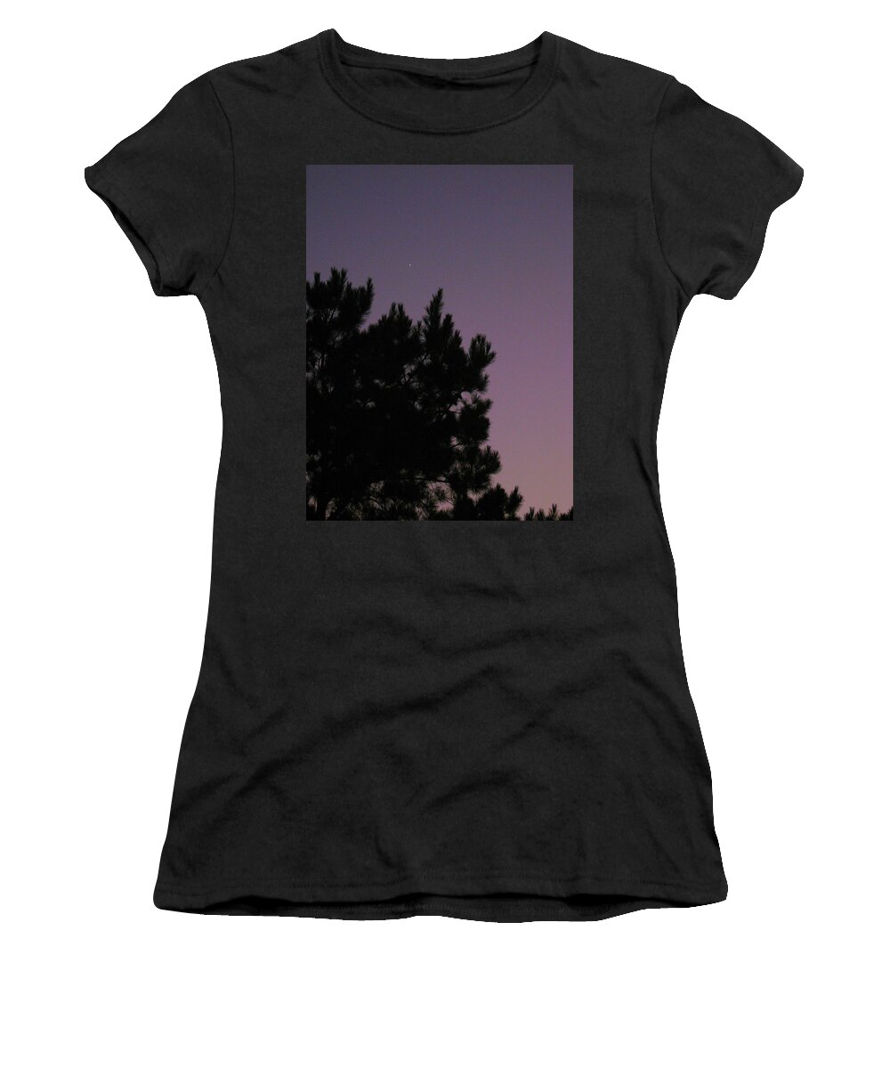 Pine Trees Women's T-Shirt featuring the photograph Consummation by Judith Lauter