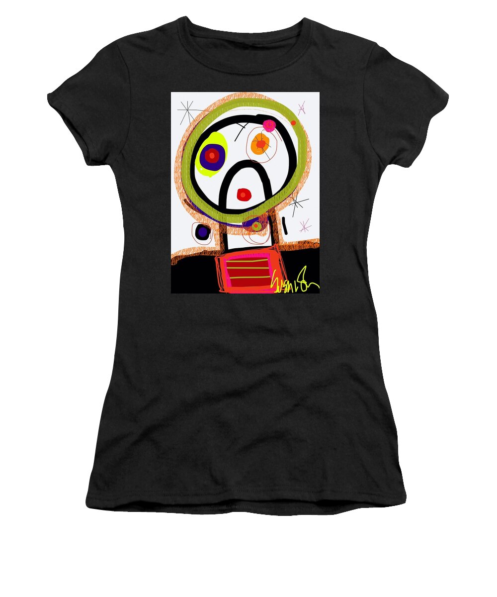 Kranky Women's T-Shirt featuring the digital art Kranky Pants by Susan Fielder