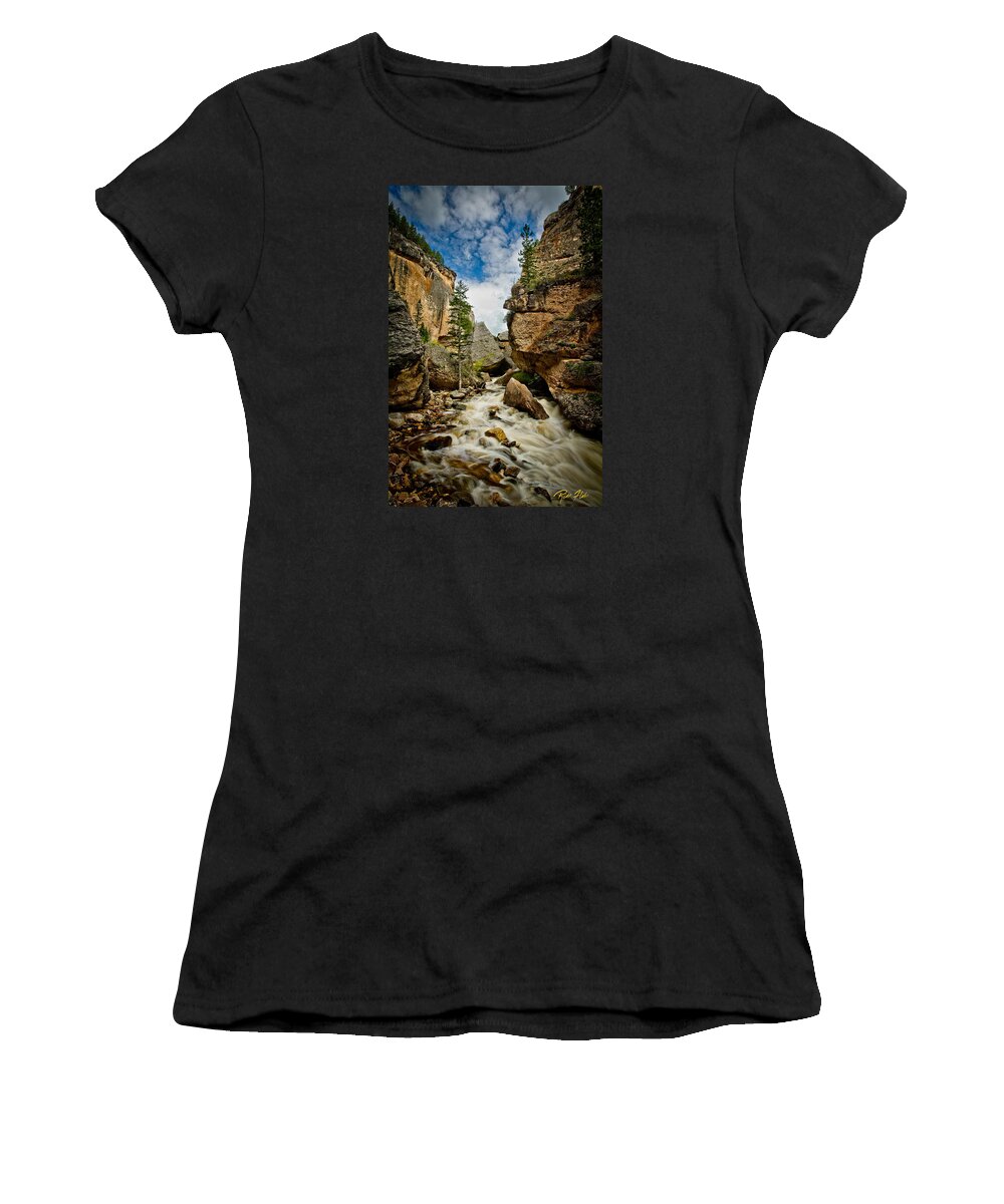 Canyon Women's T-Shirt featuring the photograph Crazy Woman Canyon by Rikk Flohr
