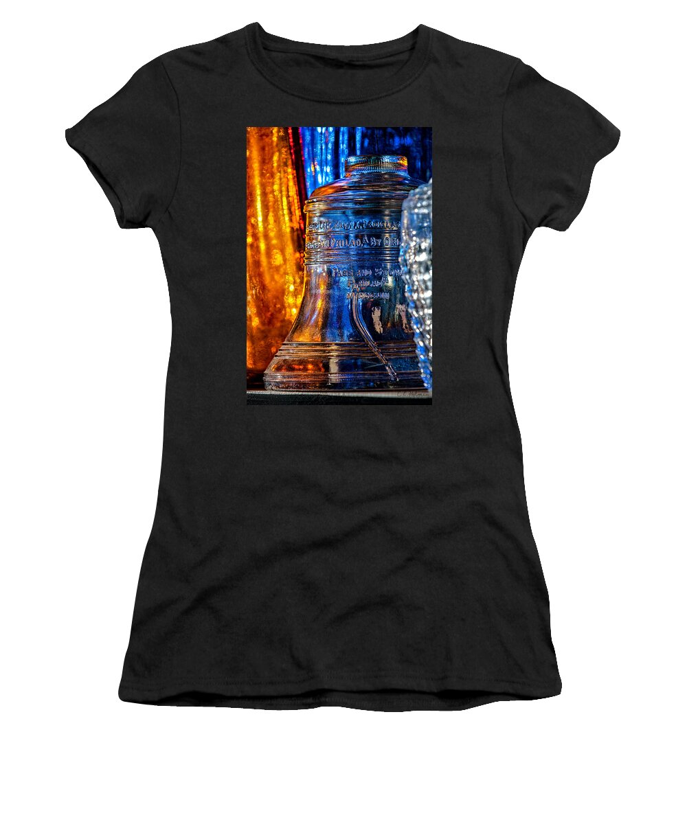 Liberty Bell Women's T-Shirt featuring the photograph Crystal Liberty Bell by Christopher Holmes
