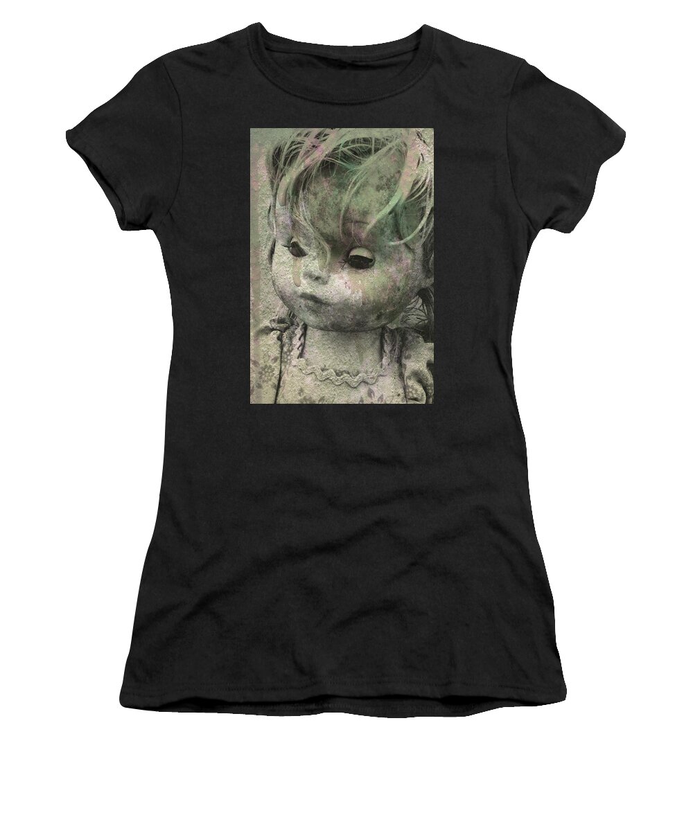 Babe Women's T-Shirt featuring the photograph Doll Q3 by Char Szabo-Perricelli