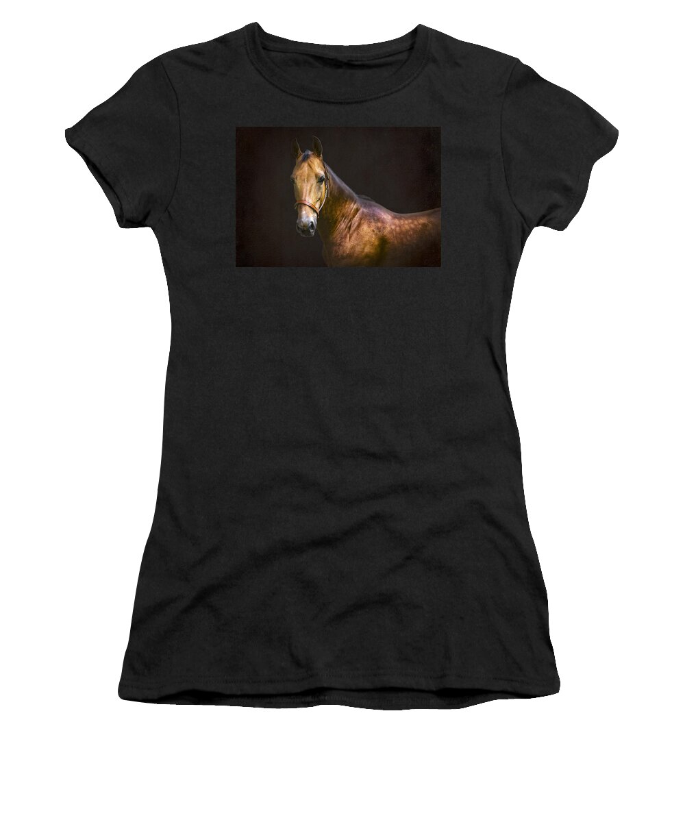  Women's T-Shirt featuring the photograph Leia by Simmie Reagor